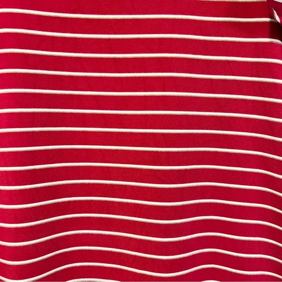 White House Black Market Flutter sleeve Pink Striped sheath Dress size small - Picture 8 of 11